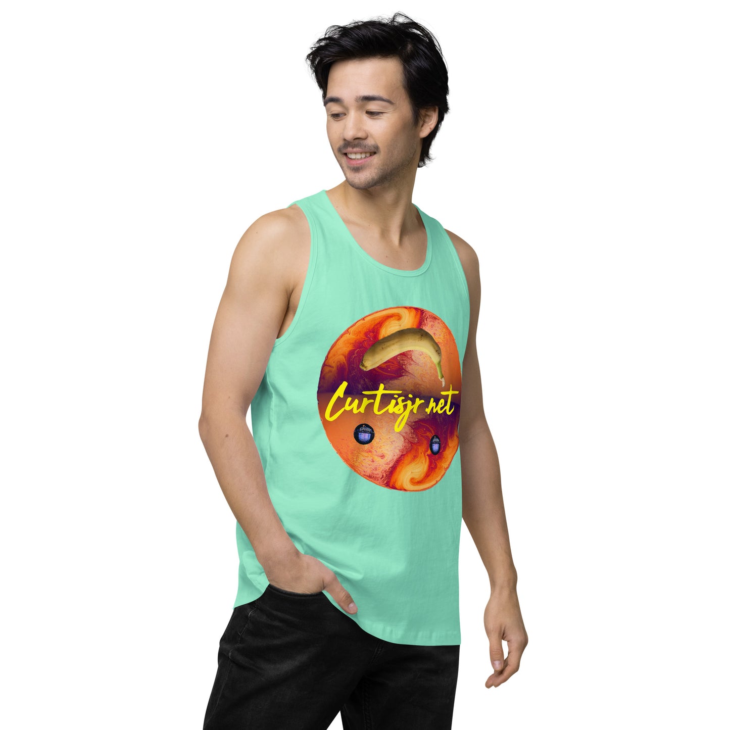 Curtis Jr. Be Cool Men’s premium tank top