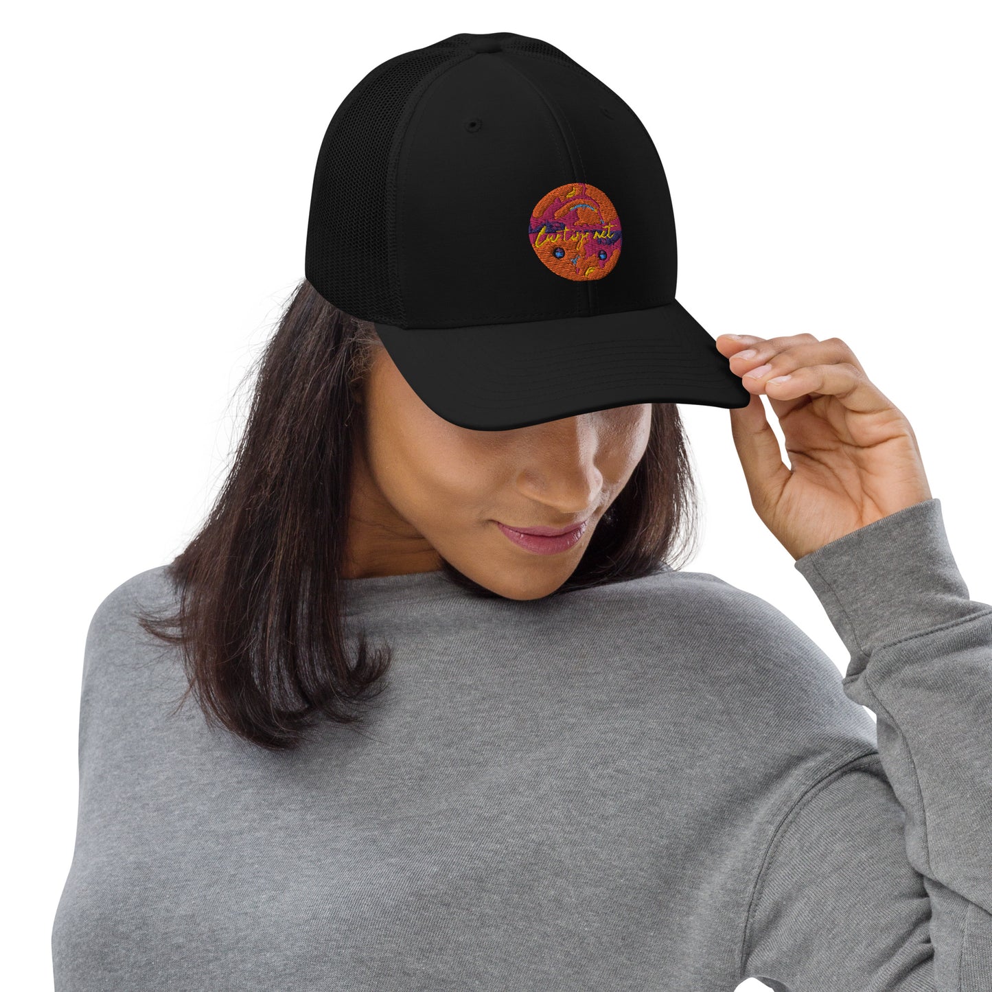 Curtis Jr. Smile Trucker Cap