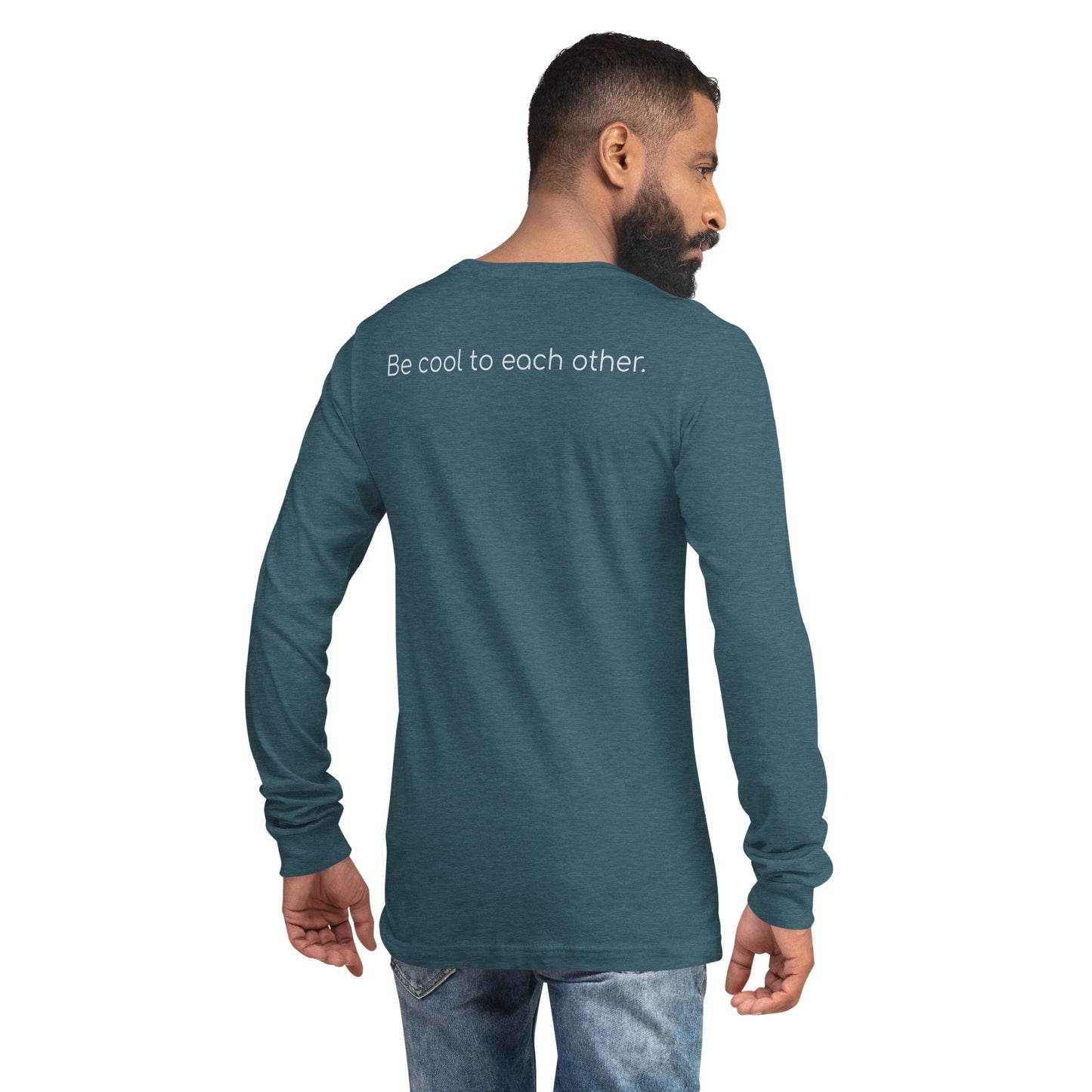 Curtis Jr. Be Cool Unisex Long Sleeve Tee