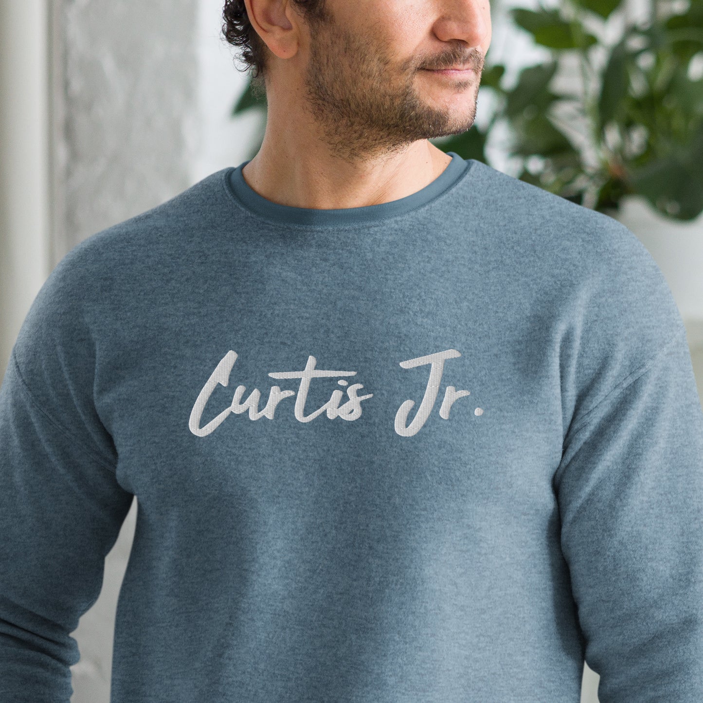 Curtis Jr. Unisex sueded fleece sweatshirt
